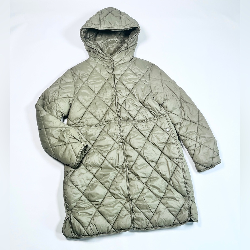 ZARA Girls Jacket Quilted Coat Hooded Puffer Jacket Size 11-12